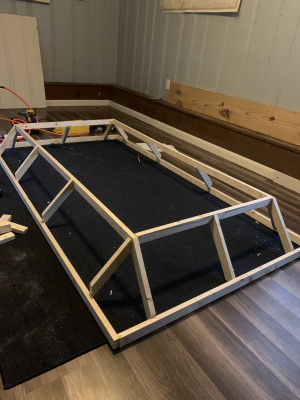 Frame for the pop top