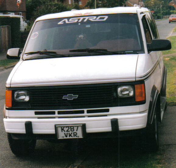 How the van looked when first brought to the UK