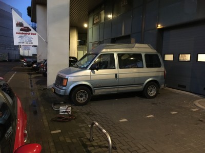 The place in Amsterdam where the Astro had been sitting for over a year.